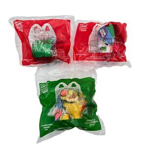 The Super Mario Bros Movie McDonald’s Happy Meal Toys New Sealed Lot Of 3 2022 R